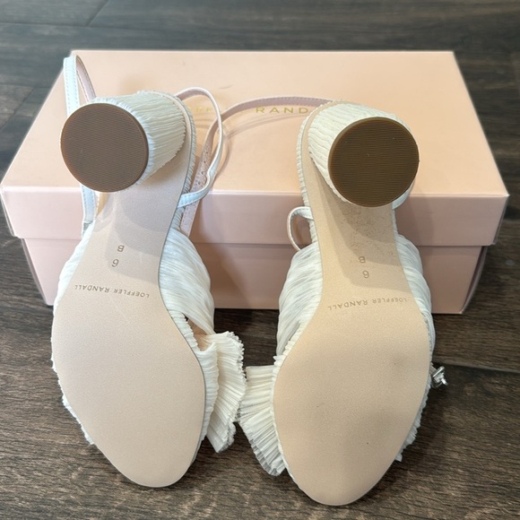 Loeffler Randall White Heeled Sandals - Picture 7 of 7